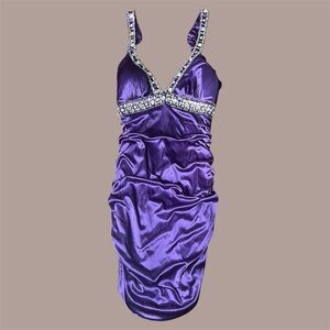 Morgan & Co. Purple Dress